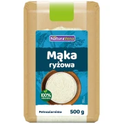 MĄKA RYŻOWA PEŁNOZIARNISTA BEZGLUTENOWA 500 g - NATURAVENA