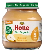 GRUSZKA BEZ DODATKU CUKRÓW BEZGLUTENOWA OD 5 MIESIĄCA DEMETER BIO 125 g (SŁOIK) - HOLLE