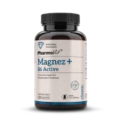 MAGNEZ + WITAMINA B6 ACTIV BEZGLUTENOWY 120 KAPSUŁEK - PHARMOVIT (CLASSIC)