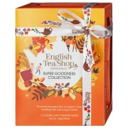 KOLEKCJA HERBATEK OWOCOWO - ZIOŁOWYCH BIO PIRAMIDKI (SUPER GOODNESS - 6 SMAKÓW) (12 x 2 g) 24 g - ENGLISH TEA SHOP ORGANIC