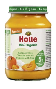 DYNIA - RYŻ BEZ DODATKU CUKRÓW BEZGLUTENOWE OD 5 MIESIĄCA DEMETER BIO 190 g (SŁOIK) - HOLLE