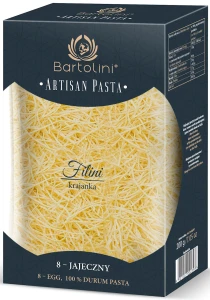 MAKARON (8-JAJECZNY SEMOLINOWY) KRAJANKA ŚREDNIA 200 g - BARTOLINI (ARTISAN PASTA)