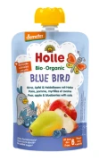 MUS NIEBIESKI PTAK (GRUSZKA - JABŁKO - JAGODA - OWIES) BEZ DODATKU CUKRÓW OD 6 MIESIĄCA DEMETER BIO 100 g - HOLLE