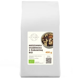 MIESZANKA STUDENCKA Z ŻURAWINĄ BIO 400 g - THE PLANET