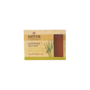 MYDŁO W KOSTCE DO CIAŁA TRAWA CYTRYNOWA 125 g - SATTVA (AYURVEDA)