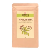 MASECZKA ZIOŁOWA DO TWARZY I WŁOSÓW MANJISTHA 50 g - SATTVA (AYURVEDA)