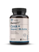 CYNK + MAGNEZ + WITAMINA B6 ACTIVE BEZGLUTENOWY 120 KAPSUŁEK - PHARMOVIT (CLASSIC)