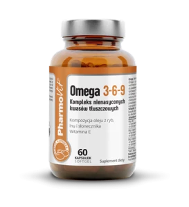 OMEGA 3-6-9 BEZGLUTENOWE 60 KAPSUŁEK - PHARMOVIT (CLEAN LABEL)