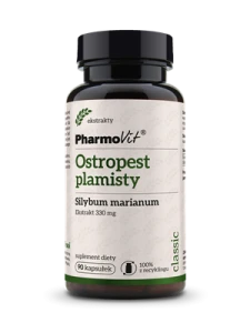 OSTROPEST PLAMISTY EKSTRAKT (330 mg) BEZGLUTENOWY 90 KAPSUŁEK - PHARMOVIT (CLASSIC)