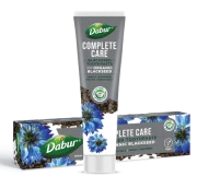 PASTA DO ZĘBÓW KOMPLEKSOWA PIELĘGNACJA Z CZARNUSZKĄ BEZ FLUORU 100 ml - DABUR