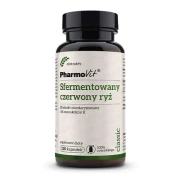 SFERMENTOWANY CZERWONY RYŻ EKSTRAKT BEZGLUTENOWY 120 KAPSUŁEK - PHARMOVIT (CLASSIC)