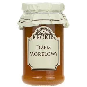 DŻEM MORELOWY O OBNIŻONEJ ZAWARTOŚCI CUKRU BEZGLUTENOWY 235 g - KROKUS