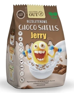 MUSZELKI ZBOŻOWE KAKAOWE BEZGLUTENOWE 375 g - JERRY GLUTEN OUT