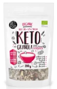 GRANOLA MALINA KETO BIO 200 g - DIET-FOOD