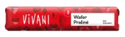 BATON MLECZNA CZEKOLADA Z NADZIENIEM PRALINOWYM Z KAWAŁKAMI WAFELKÓW BIO 40 g - VIVANI