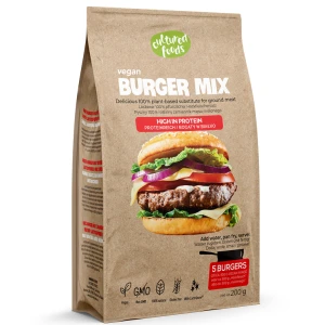 ZAMIENNIK MIĘSA MIELONEGO NA BURGERY BEZGLUTENOWY 200 g - CULTURED FOODS