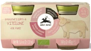 MIĘSO CIELĘCINA BEZGLUTENOWE OD 4 MIESIĄCA BIO (2 x 80 g) 160 g - ALCE NERO