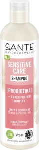 SZAMPON DELIKATNY DO WRAŻLIWEJ SKÓRY GŁOWY PROBIOTYK I POTRÓJNY KOMPLEKS PROTEINOWY ECO 250 ml - SANTE