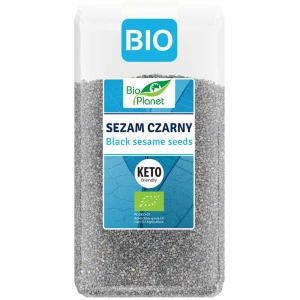 SEZAM CZARNY NIEŁUSKANY BIO 400 g - BIO PLANET