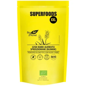 ŁUSKI BABKI JAJOWATEJ SPROSZKOWANE (BŁONNIK) BIO 600 g - BIO PLANET SUPERFOODS
