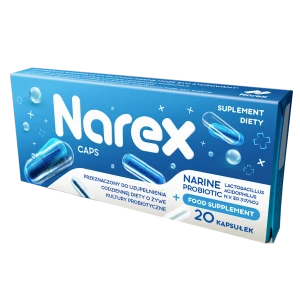 PROBIOTYK NARINE 20 KAPSUŁEK - NAREX