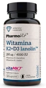 WITAMINA K2 + D3 BEZGLUTENOWA 60 KAPSUŁEK - PHARMOVIT (CLASSIC)