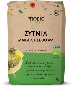 MĄKA ŻYTNIA CHLEBOWA TYP 720 BIO 1 kg - PROBIO