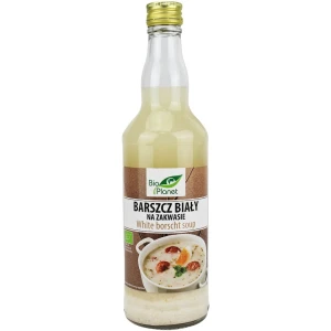 BARSZCZ BIAŁY NA ZAKWASIE NIEPASTERYZOWANY BIO 500 ml - BIO PLANET