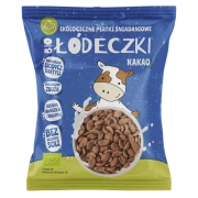 ŁÓDECZKI JAGLANO - ORKISZOWE Z KAKAO BEZ DODATKU CUKRÓW BIO 260 g - HELPA