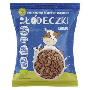 ŁÓDECZKI JAGLANO - ORKISZOWE Z KAKAO BEZ DODATKU CUKRÓW BIO 260 g - HELPA
