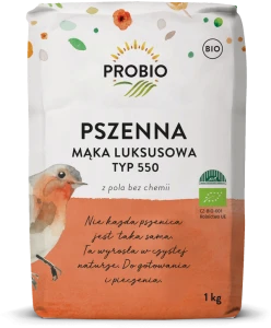 MĄKA PSZENNA LUKSUSOWA TYP 550 BIO 1 kg - PROBIO