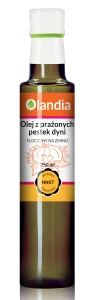 OLEJ Z PRAŻONYCH PESTEK DYNI TŁOCZONY NA ZIMNO 250 ml - OLANDIA