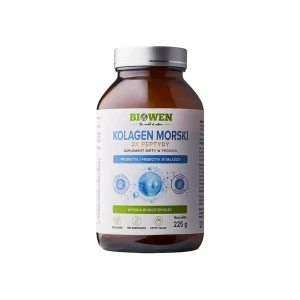 KOLAGEN RYBI 3 x PEPTYDY W PROSZKU 225 g - BIOWEN