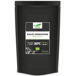 BIAŁKO SERWATKOWE NATURALNE (KONCENTRAT WPC 77) BIO 500 g - BIO PLANET