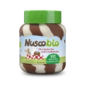 KREM DUO ORZECHOWO - KAKAOWO - MLECZNY BIO 400 g - NUSCOBIO