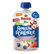 MUS OWSIANKOWY PINGWIN (JABŁKO - RYŻ - OWOCE JAGODOWE - QUINOA) BEZ DODATKU CUKRÓW OD 1 ROKU DEMETER BIO 110 g - HOLLE