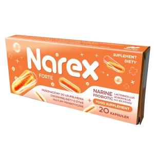 PROBIOTYK NARINE FORTE 20 KAPSUŁEK - NAREX