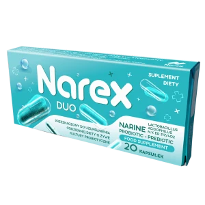 PROBIOTYK NARINE DUO 20 KAPSUŁEK - NAREX