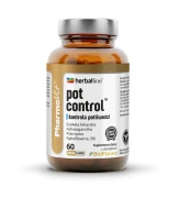 KAPSUŁKI NA KONTROLĘ POTLIWOŚCI (POT CONTROL) BEZGLUTENOWE 60 szt. - PHARMOVIT (HERBALLINE)