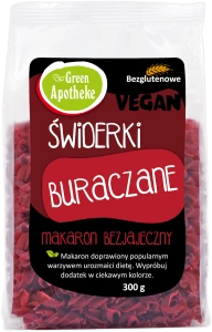 MAKARON (KUKURYDZIANY Z BURAKIEM) ŚWIDERKI BEZGLUTENOWY 300 g - APOTHEKE