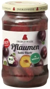 ŚLIWKI POŁÓWKI W LEKKIM SYROPIE BEZGLUTENOWE BIO 360 g (180 g) (SŁOIK) - ZWERGENWIESE