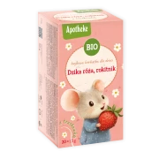 HERBATKA BAJKOWA DLA DZIECI - DZIKA RÓŻA, ROKITNIK I TRUSKAWKA BIO (20 x 1,5 g) 30 g - APOTHEKE