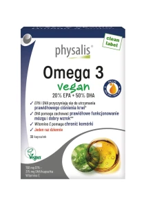 OMEGA-3 VEGAN 30 KAPSUŁEK - PHYSALIS