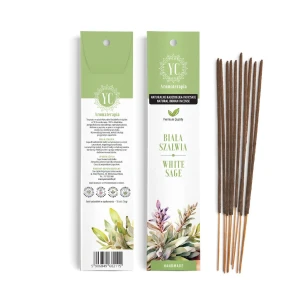 KADZIDEŁKA INDYJSKIE BIAŁA SZAŁWIA (10 szt.) 16 g - YOUR CANDLE