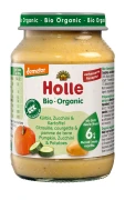 DYNIA - CUKINIA - ZIEMNIAK BEZ DODATKU CUKRÓW BEZGLUTENOWE OD 6 MIESIĄCA DEMETER BIO 190 g (SŁOIK) - HOLLE
