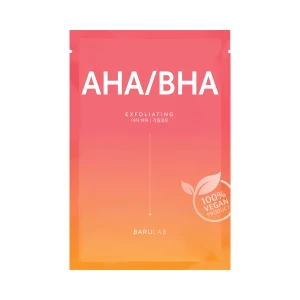 MASECZKA KOREAŃSKA DO TWARZY W PŁACHCIE AHA/BHA 23 g - BARULAB