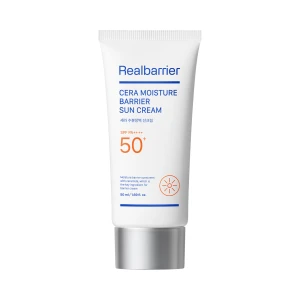KREM PRZECIWSŁONECZNY KOREAŃSKI NAWILŻAJĄCY DO TWARZY CERA MOISTURE BARRIER SPF 50 50 ml - REAL BARRIER