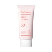 KREM PRZECIWSŁONECZNY KOREAŃSKI NAWILŻAJĄCO - ROZŚWIETLAJĄCY DO TWARZY PEACH FIT TONE-UP SPF 50 50 ml - REAL BARRIER