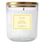 ŚWIECA SOJOWA ZAPACHOWA WANILIA FRANCUSKA 180 ml - YOUR CANDLE