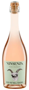 WINO BEZALKOHOLOWE FRIZZANTE RÓŻOWE SŁODKIE MUSUJĄCE BIO 750 ml - VINSENZA (RIEGEL)